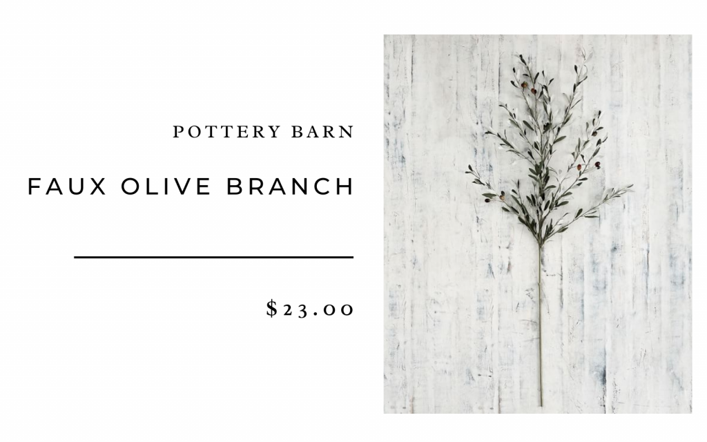 pottery barn olive branch