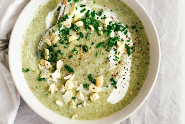 Winter green soup (cruciferous vegetables soup)