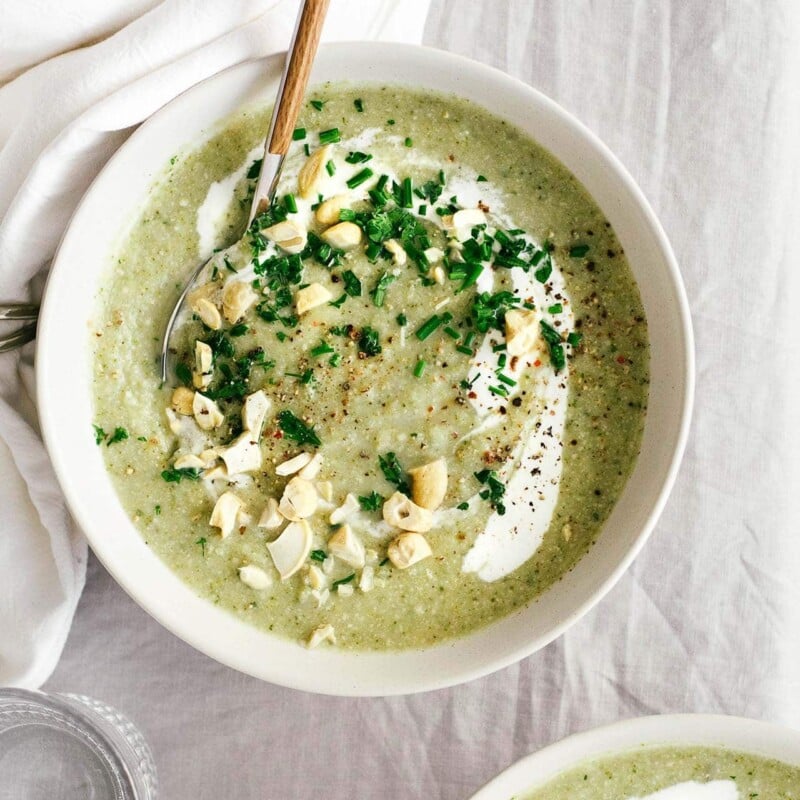 Winter green soup (cruciferous vegetables soup)