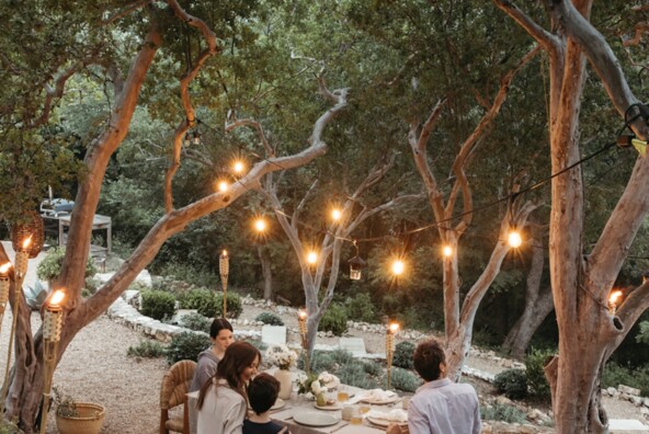 Fairy light dinner