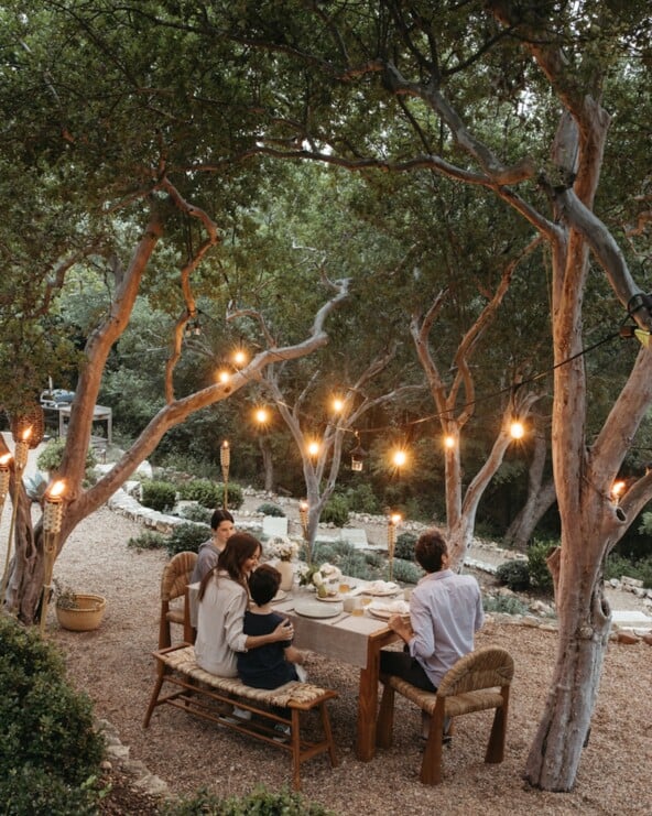 Fairy light dinner