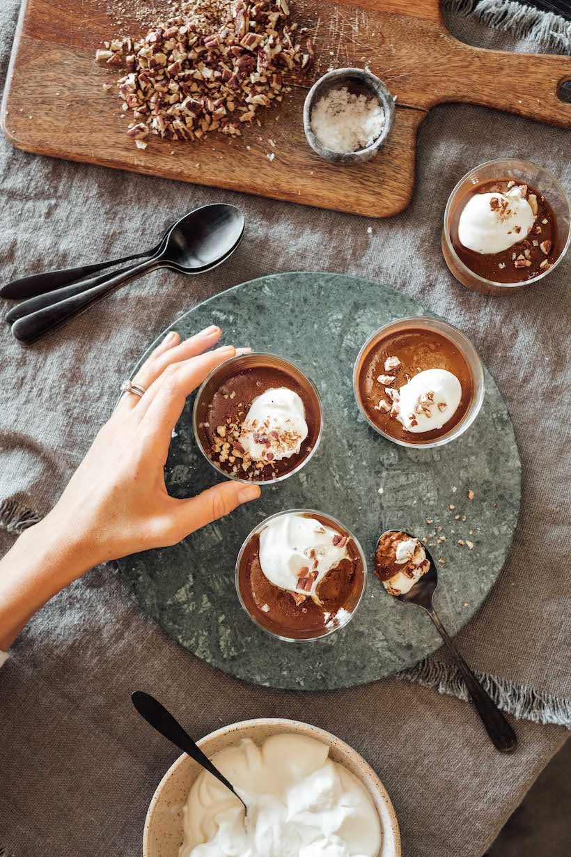 Salted Caramel Pots de Creme recipe_easter desserts