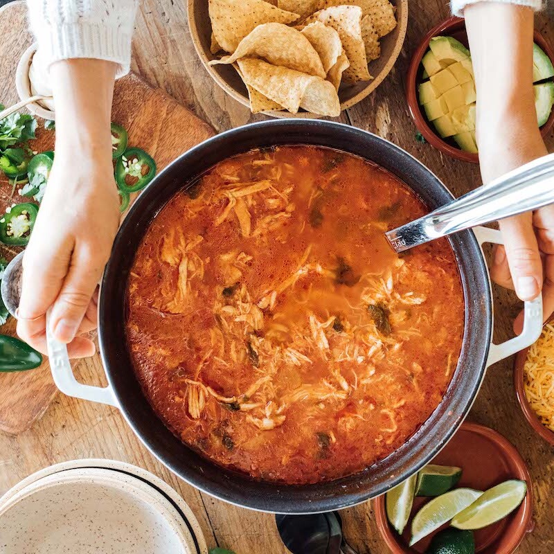 easy mexican chicken tortilla soup
