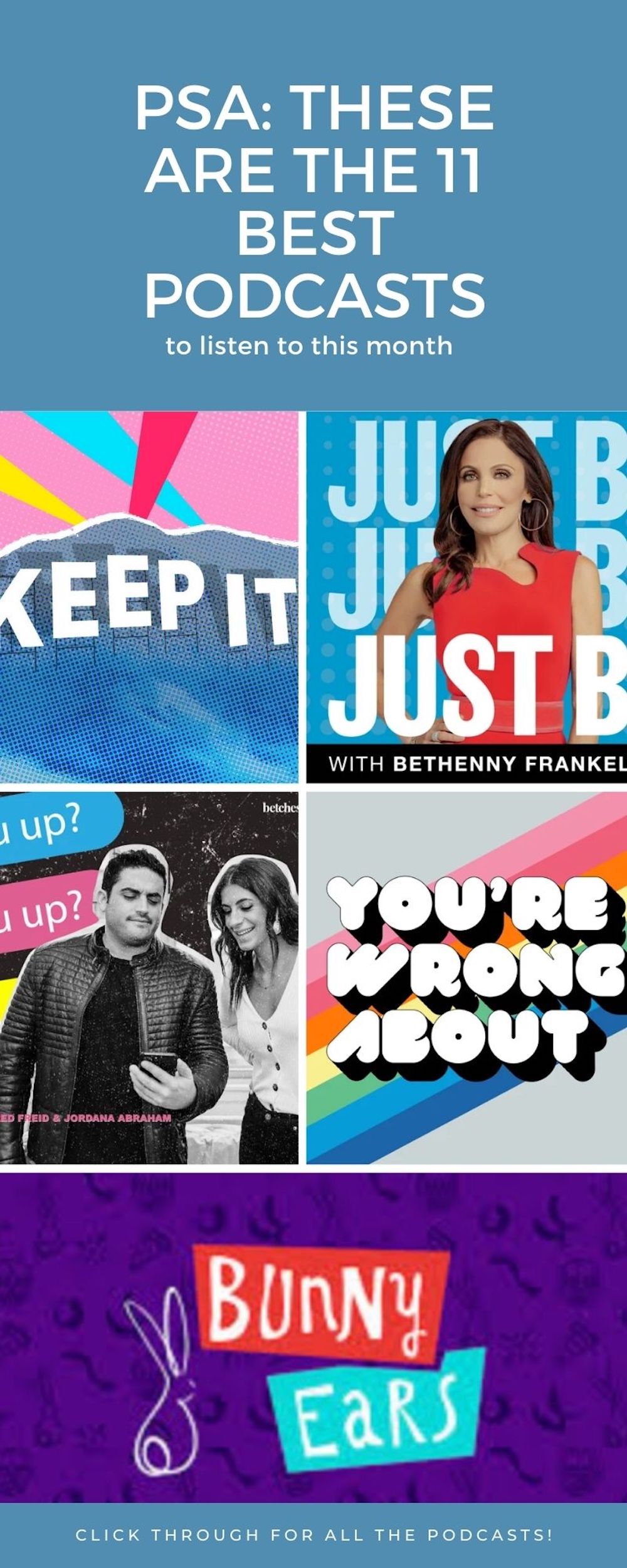 Pinterest - 11 Best Podcasts To Listen to This Month Roundup