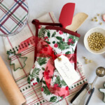 holiday kitchen jingle bells rolling pin