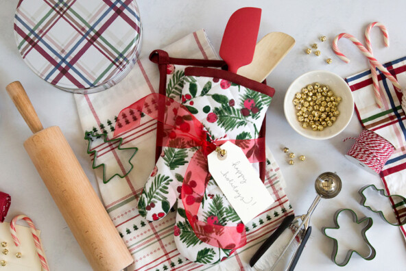 holiday kitchen jingle bells rolling pin