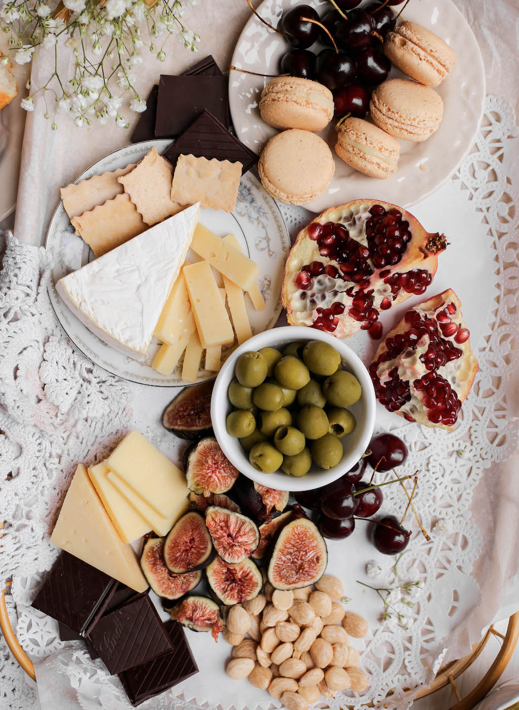 valentines day cheeseboard for two - small batch cheeseboard