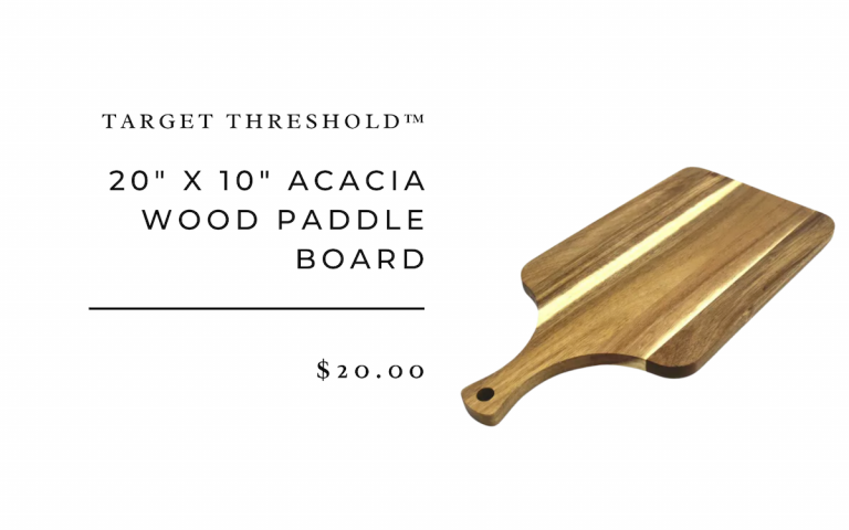 target Threshold™ 20" x 10" Acacia Wood Paddle Board