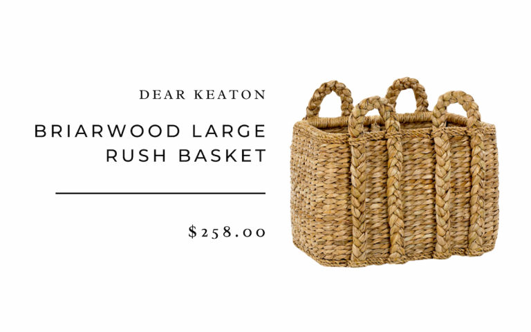 BRIARWOOD LARGE RUSH BASKET