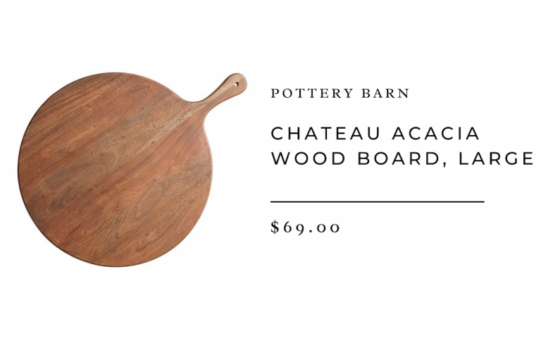 Pottery Barn Chateau Acacia Wood Board, Large