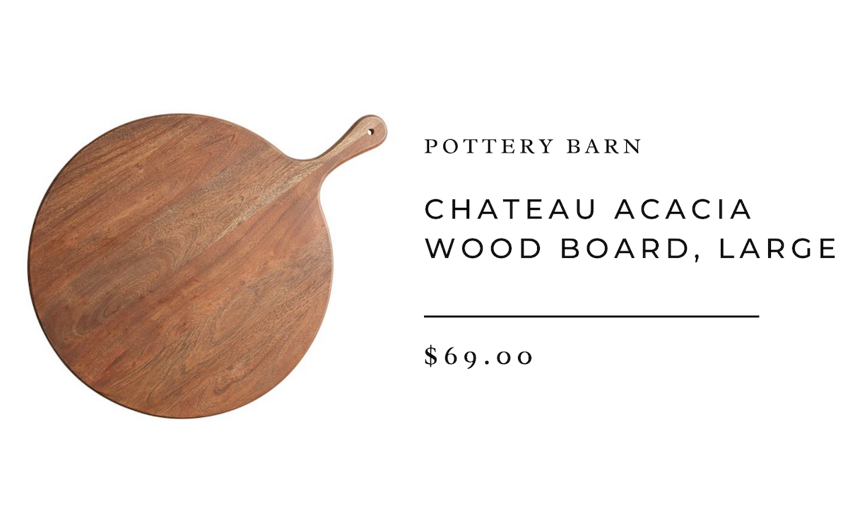 Pottery Barn Chateau Acacia Wood Board, Large