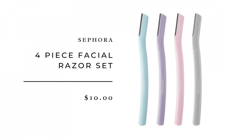 Sephora 4 Piece Facial Razor Set