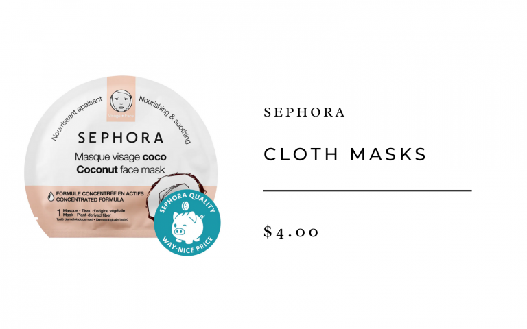 Sephora Cloth Masks