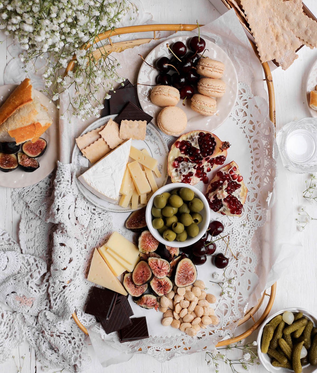 valentines day cheeseboard for two - small batch cheeseboard