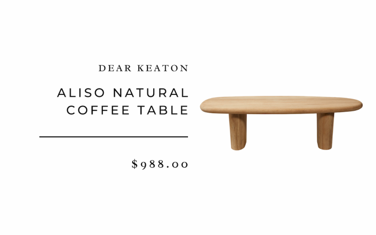 ALISO NATURAL COFFEE TABLE