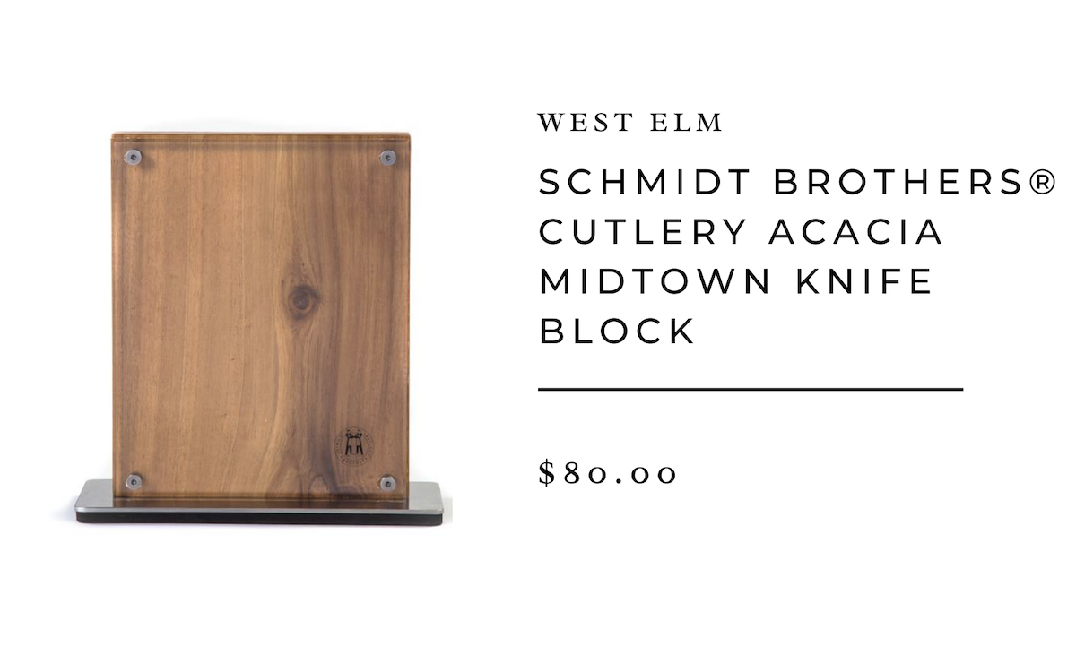 Schmidt Brothers® Cutlery Acacia Midtown Knife Block