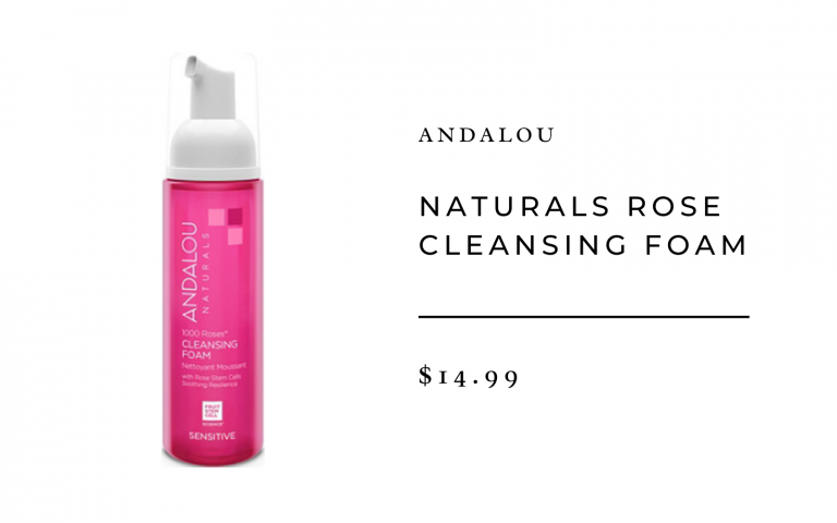 Andalou Naturals Rose Cleansing Foam