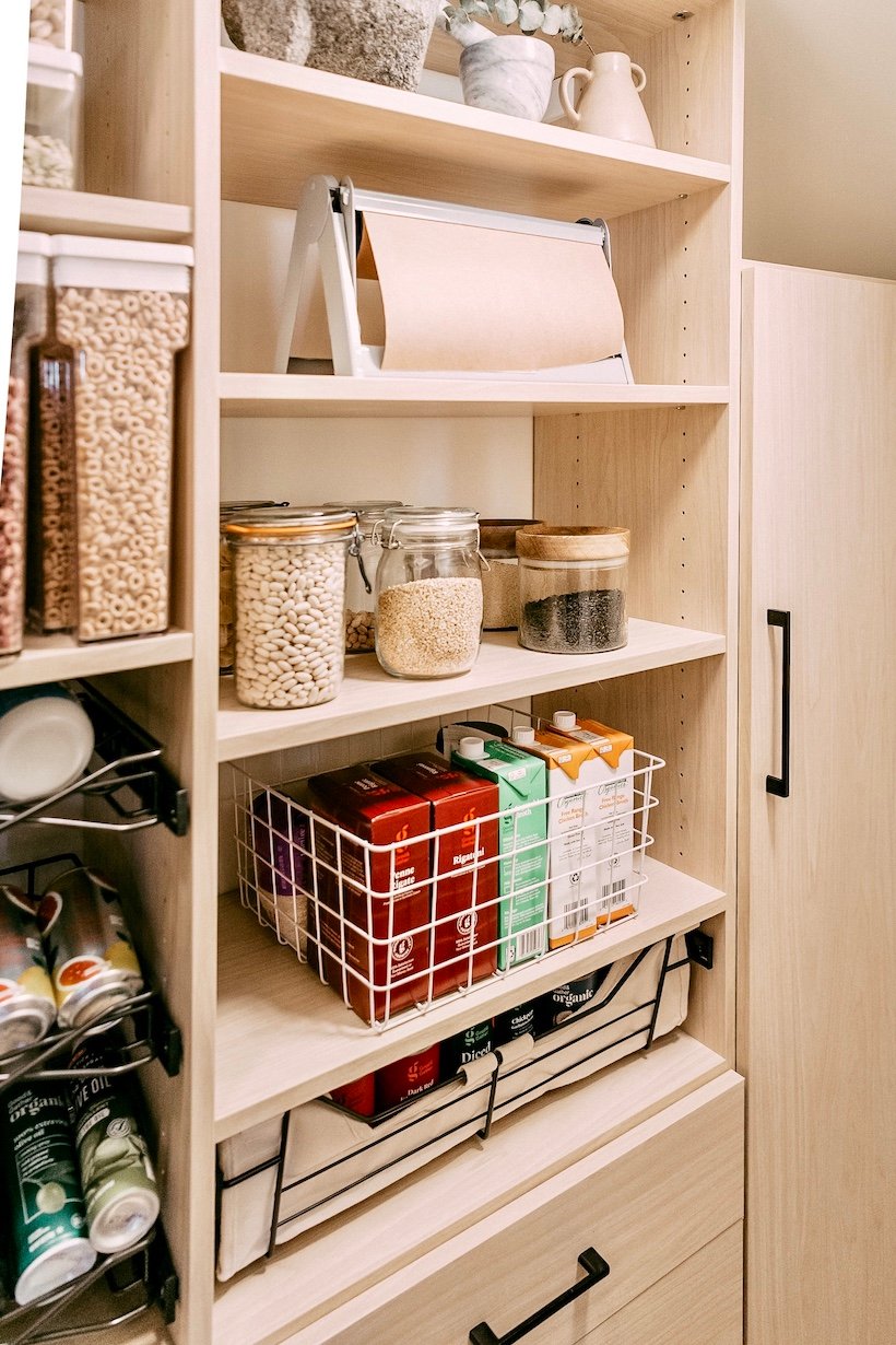 Small Pantry Closet and Kitchen Organization (Pt1) - Made by Carli