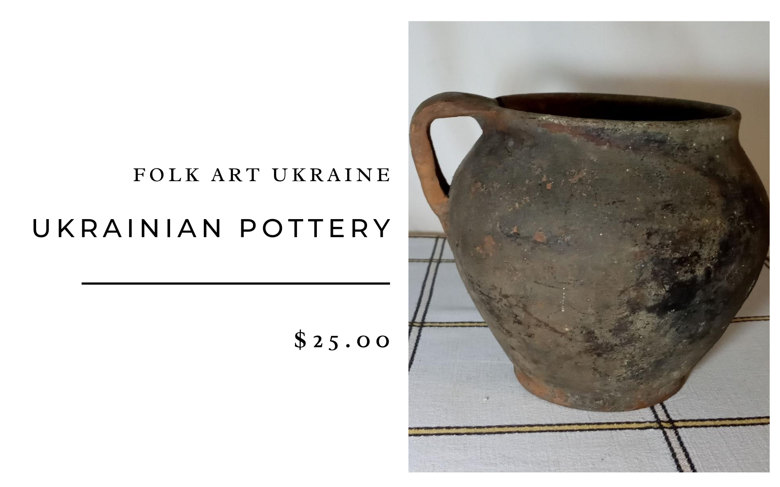 Folk Art Ukraine Ukrainian Pottery