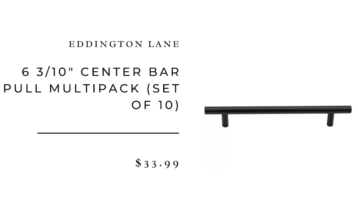 Eddington Lane 6 3/10" Center Bar Pull Multipack (Set of 10)