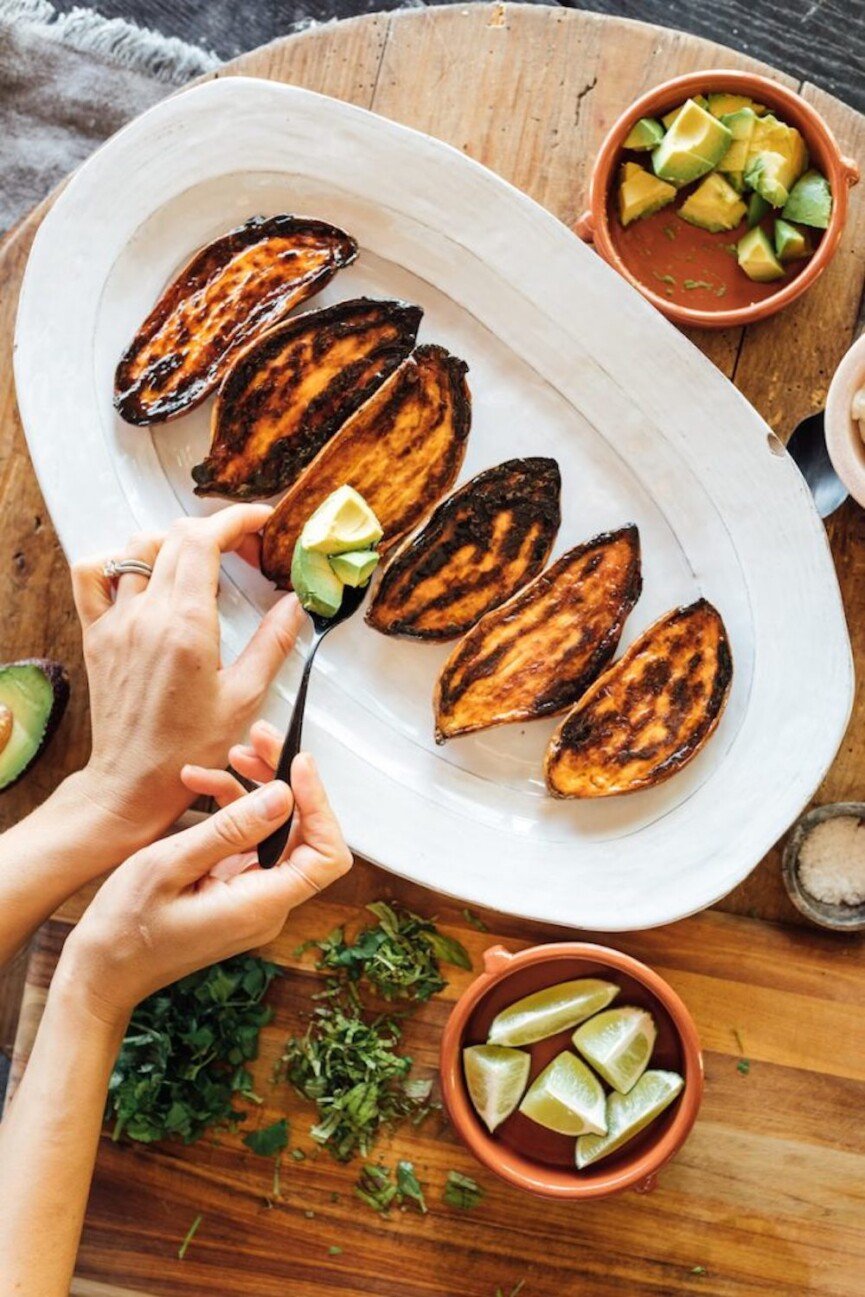 how to make perfectly crispy roasted sweet potatoes