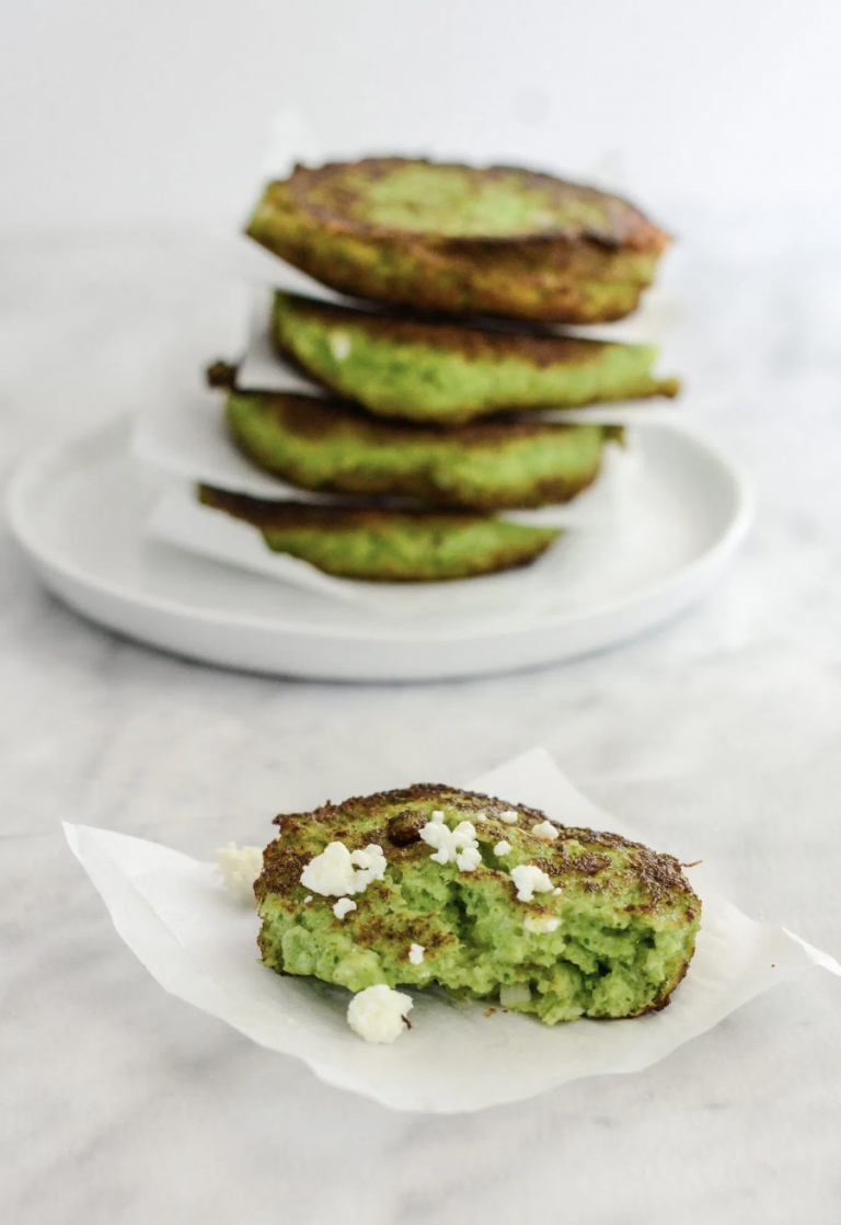 Broccoli Feta Fritters