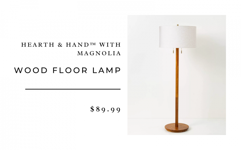 Wood Floor Lamp - Hearth & Hand™ with Magnolia