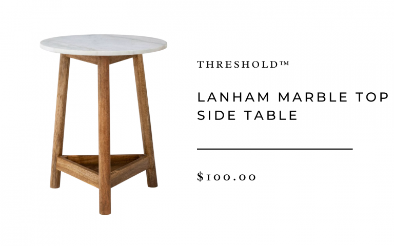 Lanham Marble Top Side Table - Threshold™