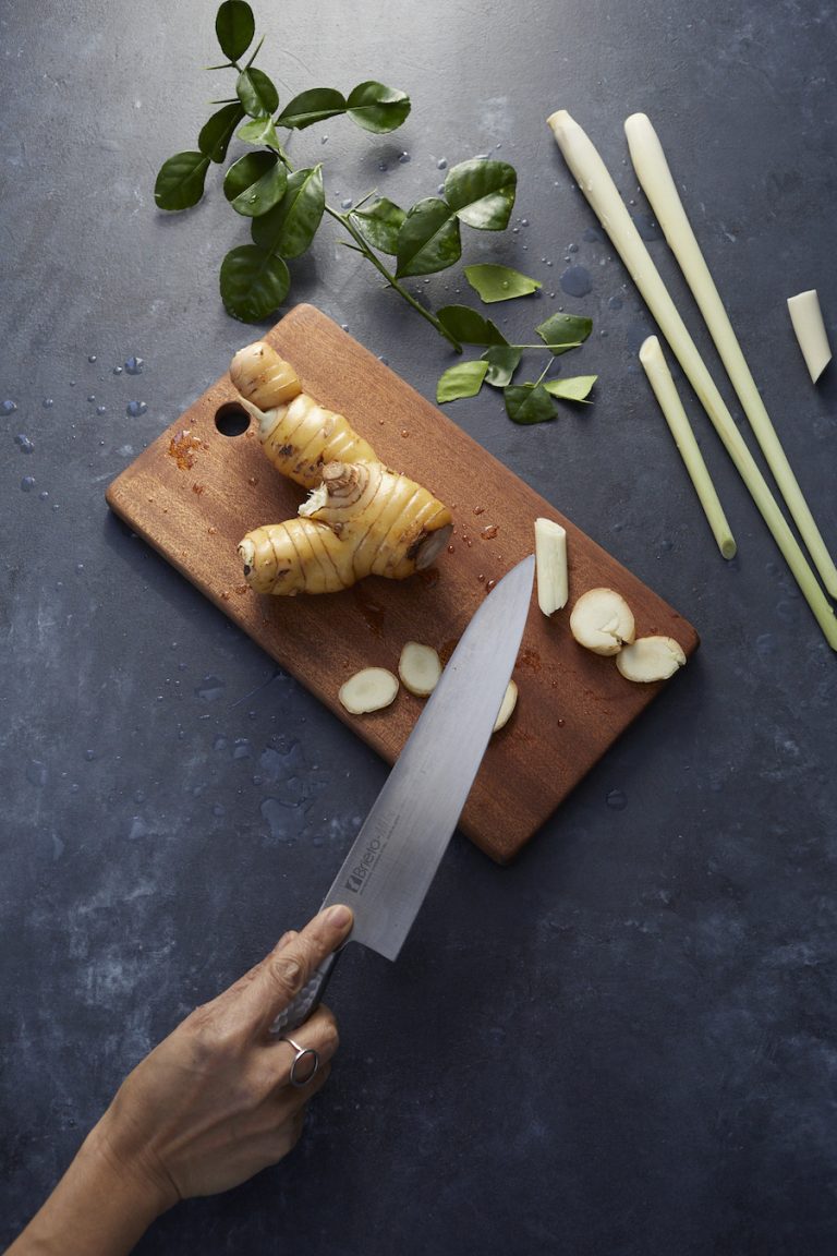 Ginger, Herbs, and Thai ingredients for cooking