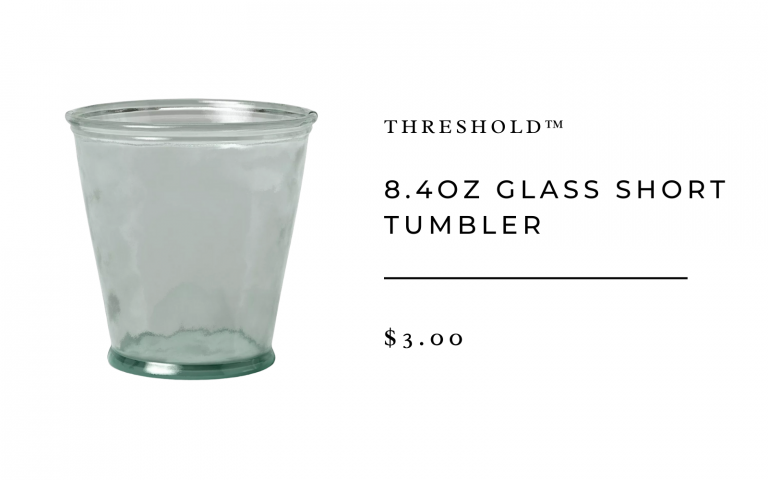 8.4oz Glass Short Tumbler - Threshold™