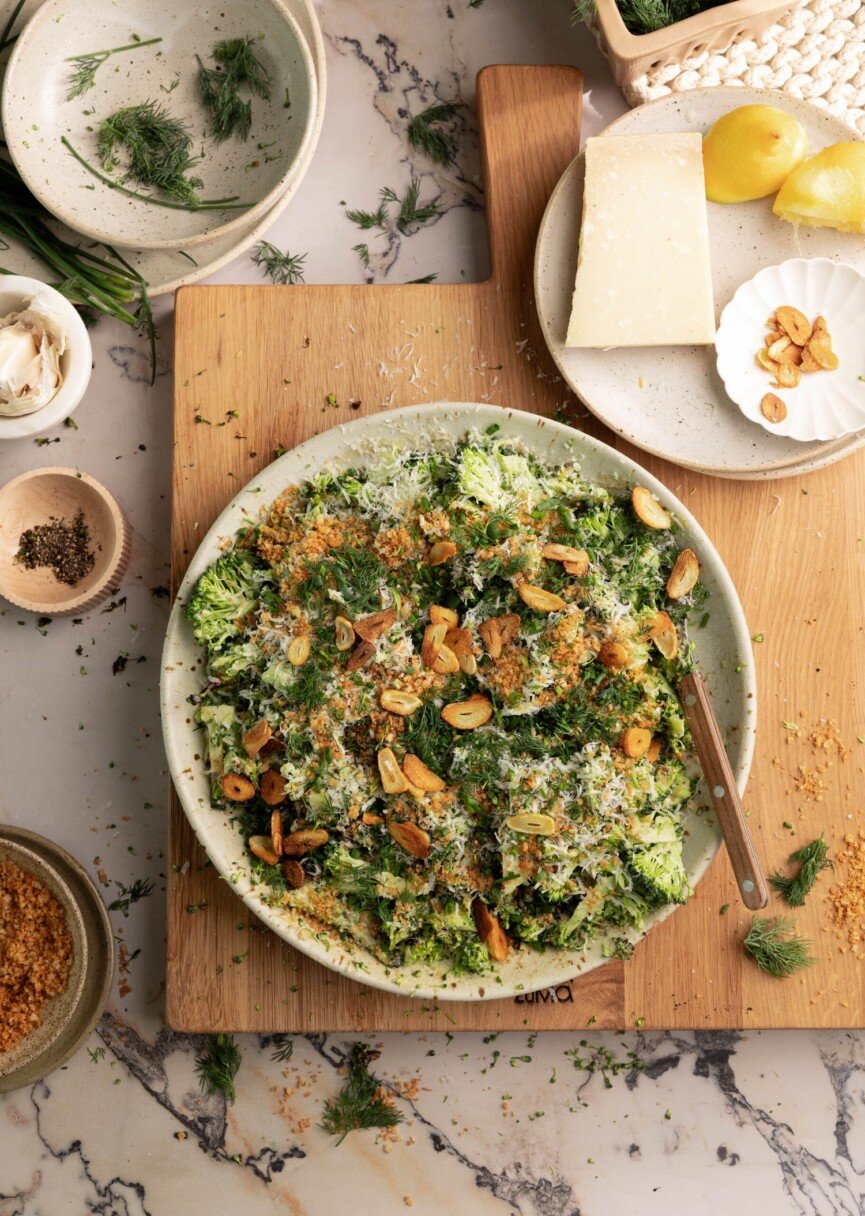 broccoli cesar salad