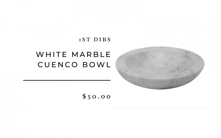 White Marble Cuenco Bowl
