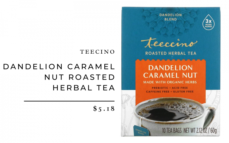 Teeccino Dandelion Caramel Nut Roasted Herbal Tea