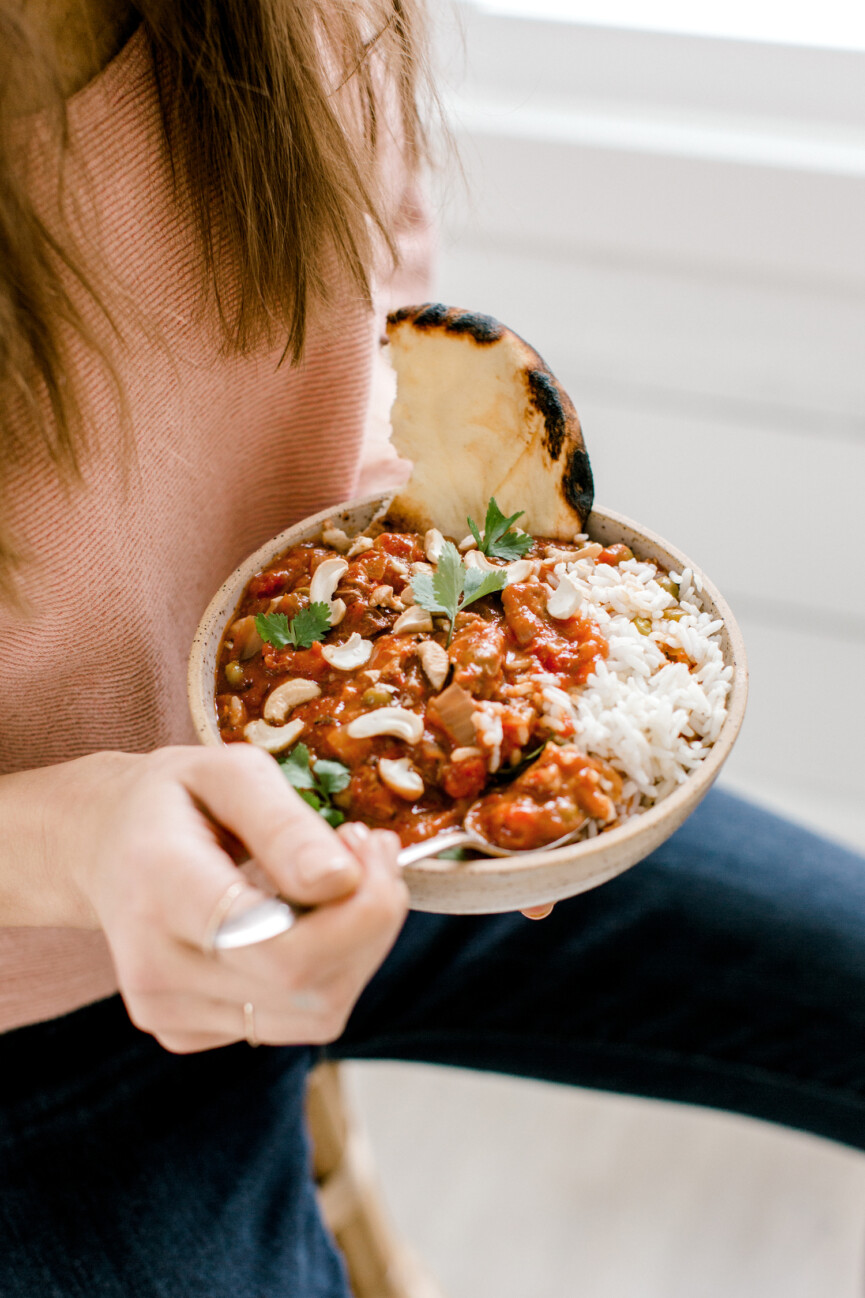 eating slow cooker tikka masala