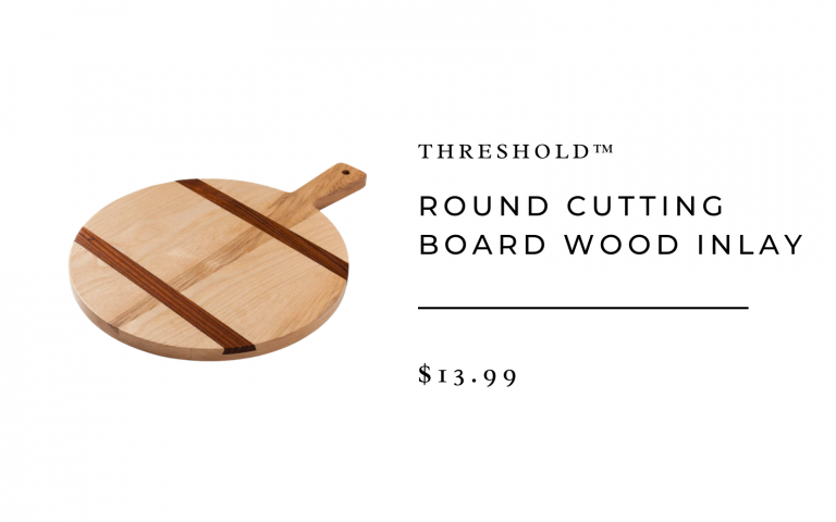 Round Cutting Board Wood Inlay - Threshold™ 