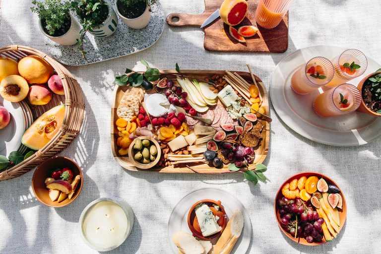 Cheese and Charcuterie Board for a Picnic