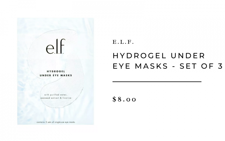 e.l.f. hyrdrogel under eye masks