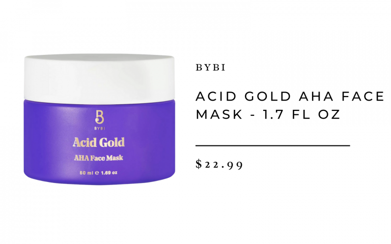 BYBI Acid Gold AHA Face Mask - 1.7 fl oz