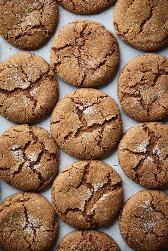 Olive & Mango Ginger Spiced Molasses Cookies