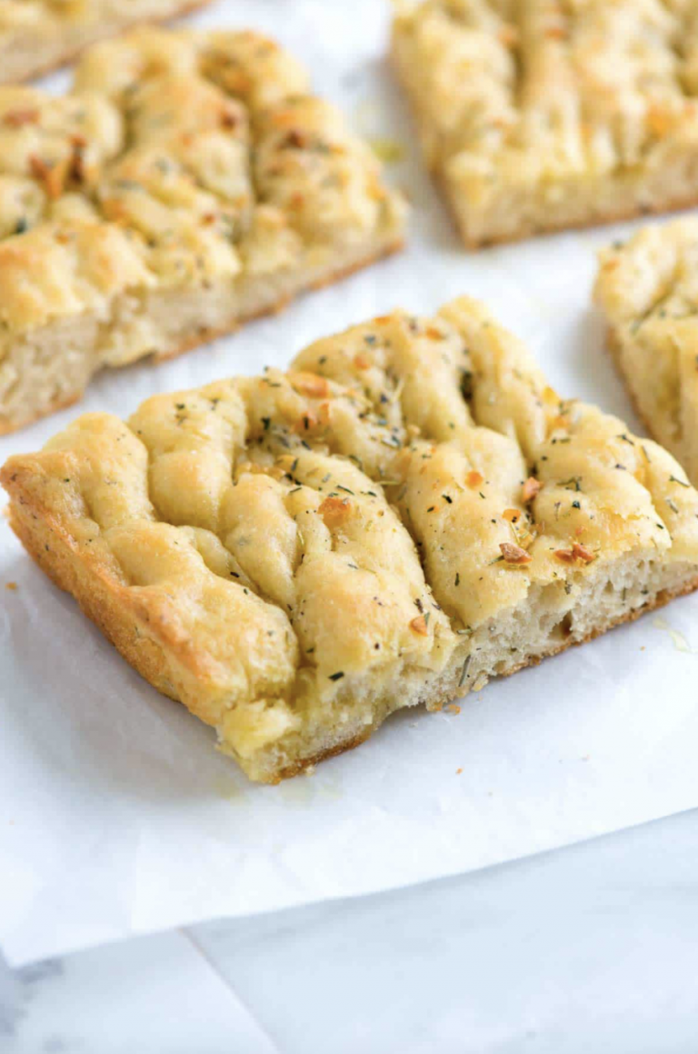 Inspired Taste Easy Rosemary Garlic Focaccia Bread