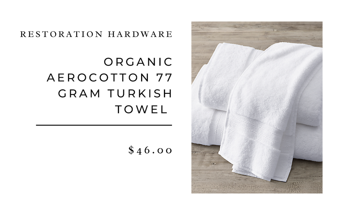 Organic 800-Gram Turkish Bath Towels