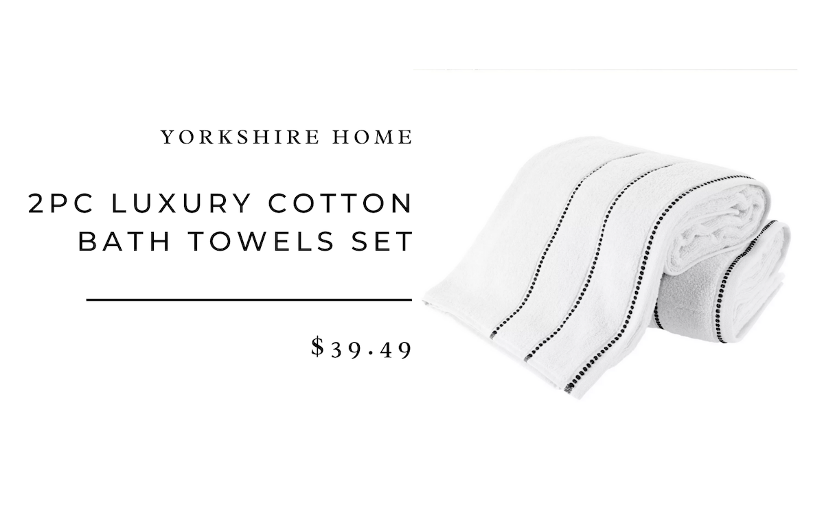 Bath Towel Set, Ethically Made Luxury Cotton