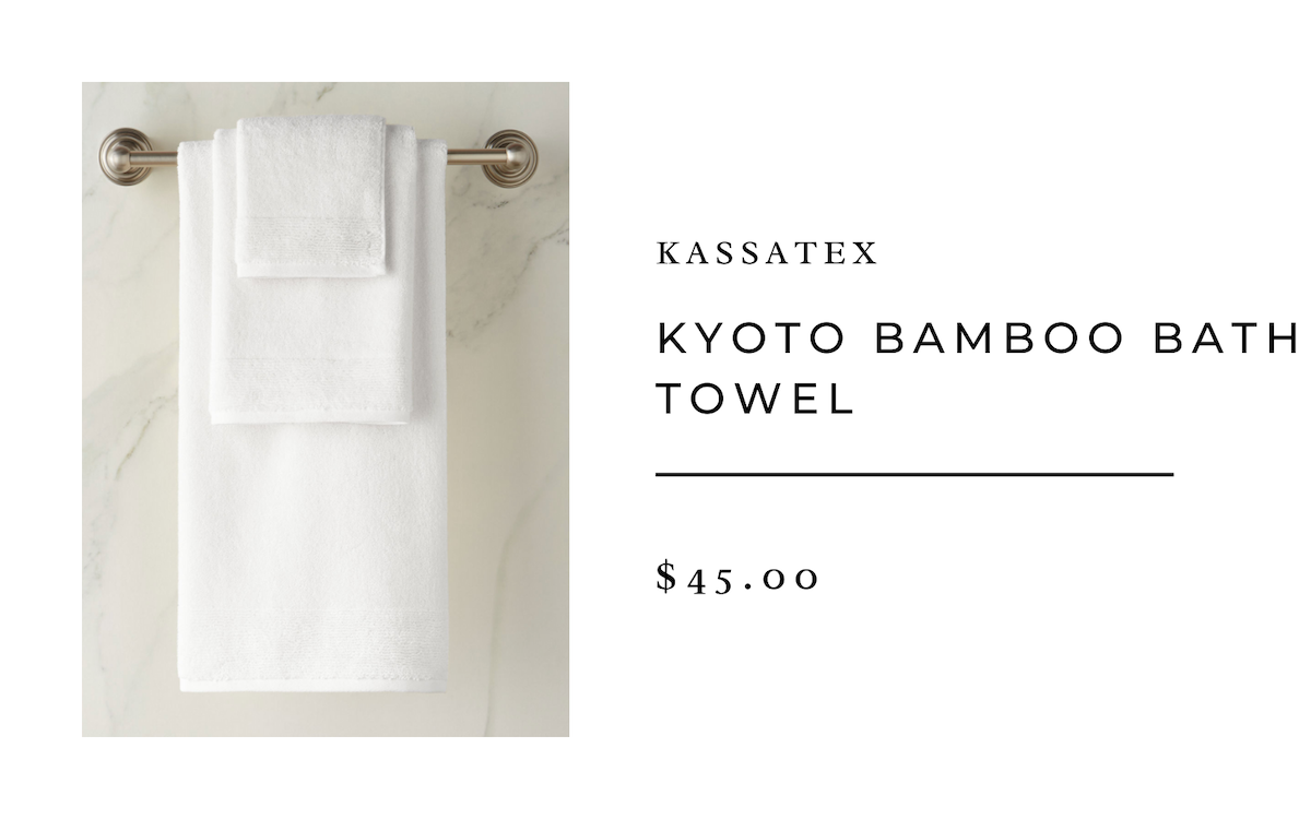 Kassatex Kyoto Bath Sheet (Ivory Tusk)