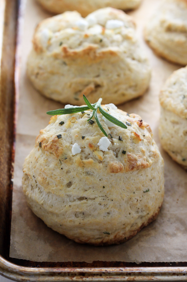 Baker by Nature Rosemary Goat Cheese Biscuits