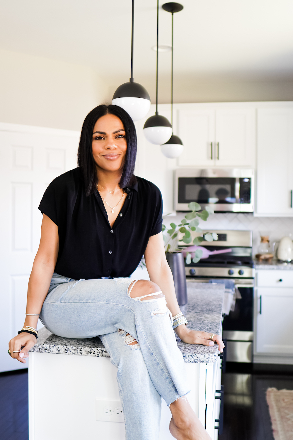 Anna Mae Groves, Stylemakers, kitchen, morning routine