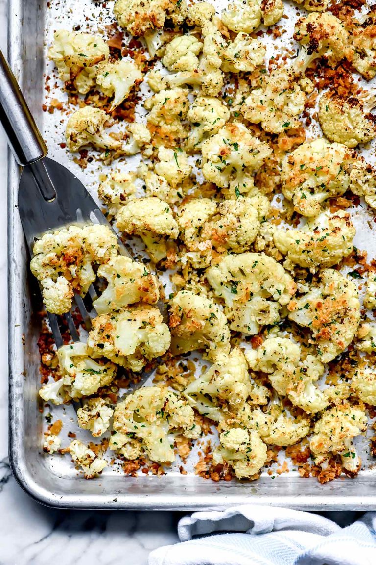 Roasted Cauliflower Sheet Pan Recipe