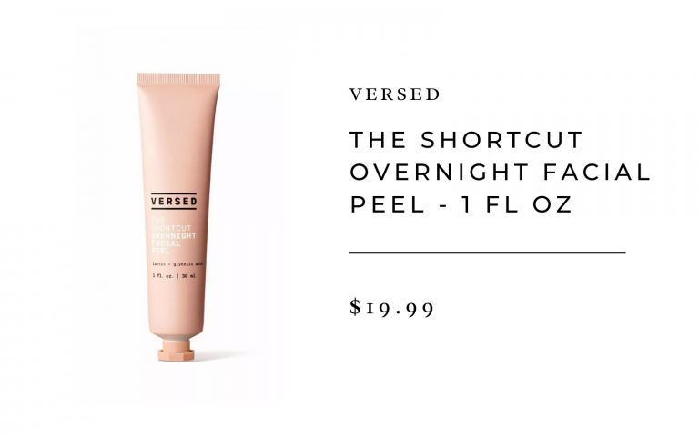 Versed The Shortcut Overnight Facial Peel