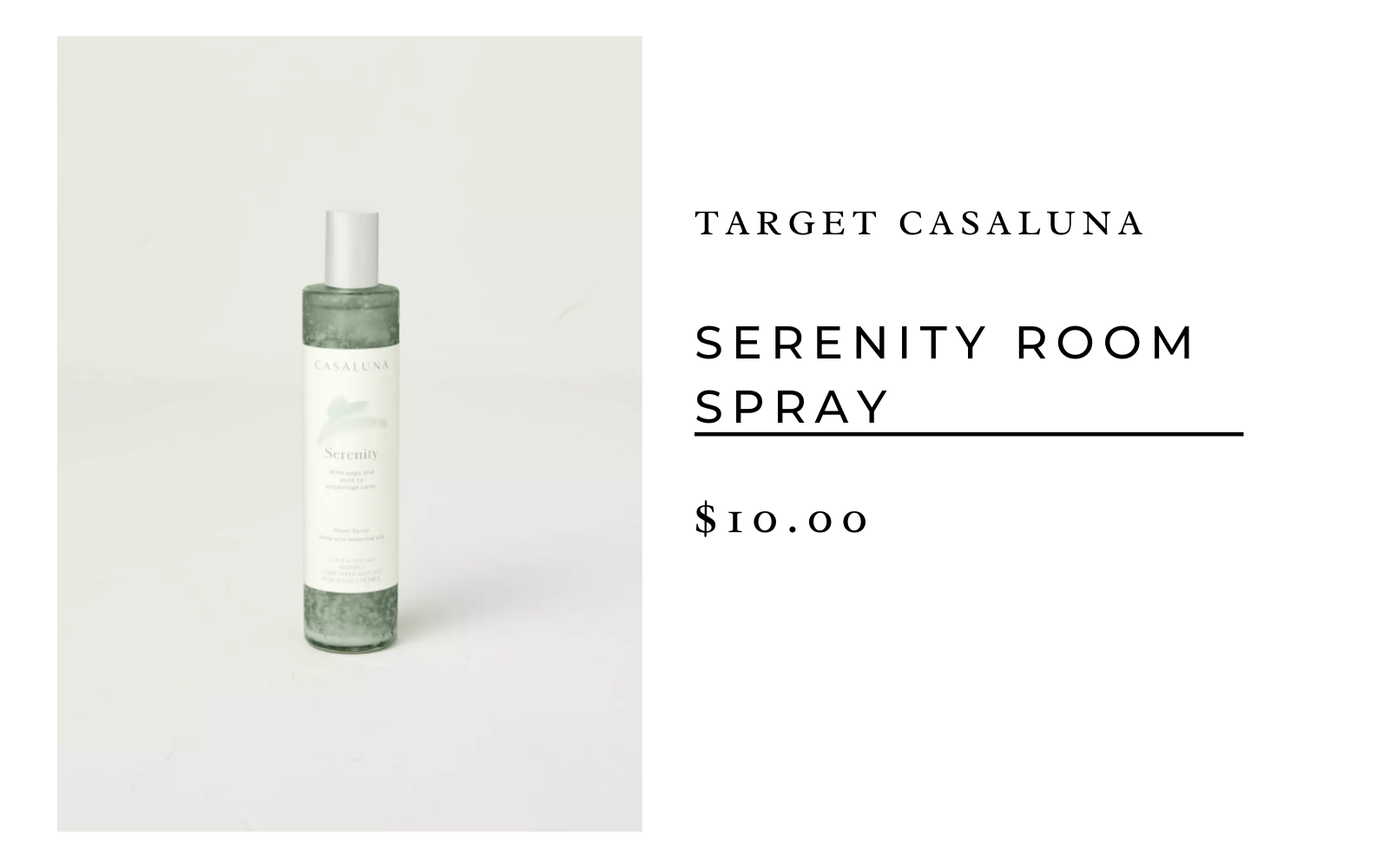 Target Casaluna Serenity Room Spray