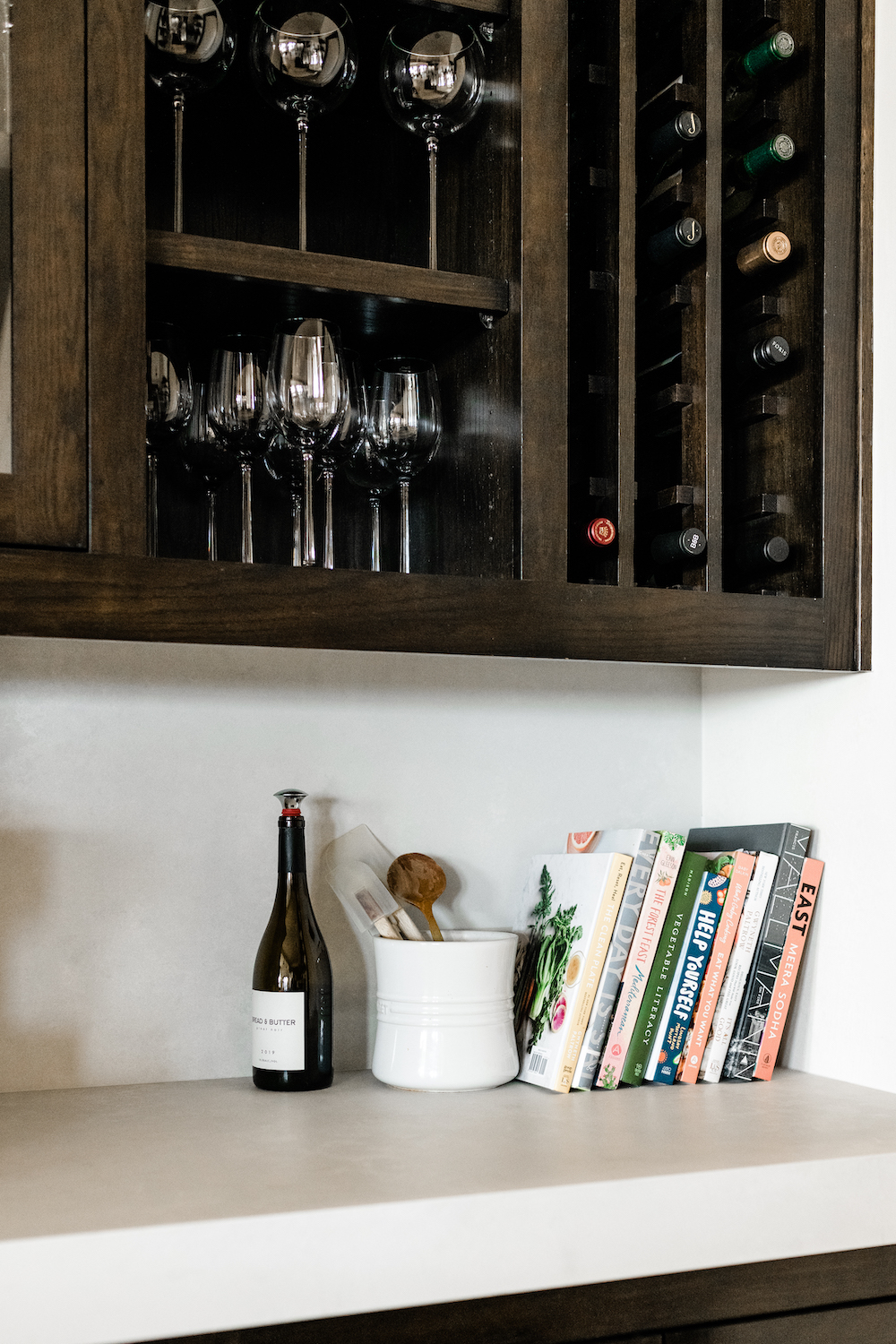 Camille Home Reveal Kitchen Wine