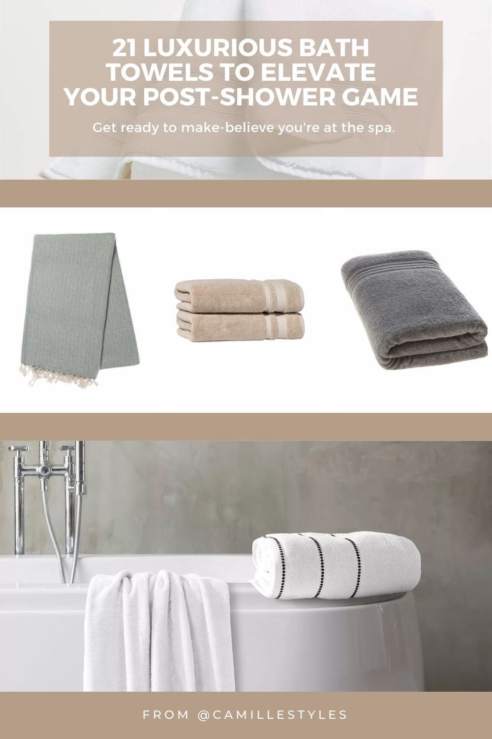 Vidori® Terry Bath Linens for Timeless Luxury